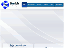 Tablet Screenshot of biocelulalaboratorio.com.br